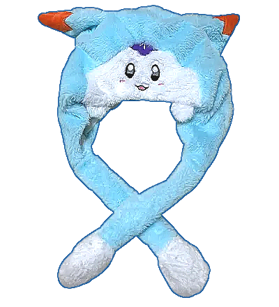 そぽたんの動く耳帽子